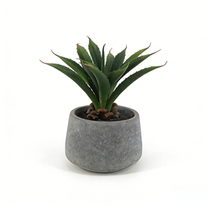 Flores Artificiales de Alta Calidad para Bonsái, <span class=keywords><strong>Aloe</strong></span> <span class=keywords><strong>Vera</strong></span>, <span class=keywords><strong>Planta</strong></span> Artificial de Lujo para Decoración de Interiores de Hogar y Oficina, Suculenta Realista - Product Image 2