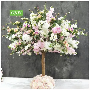 GNW Tisch Kirsche Künstliche Dekoration Magnolien bäume China Weeping Willow Indoor Hochzeit Blüten baum