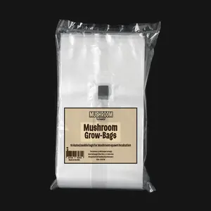 Jamur Spawn tumbuh tas injeksi Port BOPP sisi plastik Gusset untuk pertanian menampilkan cetak Flexo permukaan - Product Image 1