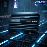 Amplificateur de voiture 4 canaux Classe AB 70W x 4 RMS 1000W de crête haute puissance, pontable 500W x 2 SNR 100dB pour mise à niveau du système audio de voiture