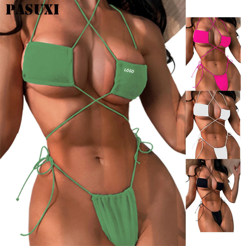 PASUXI High Waist Bikini Women Swimsuit