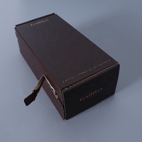 Boîte d'expédition en carton colorée avec logo personnalisé avec bande à fermeture éclair Bande de déchirure adhésive pour le commerce Boîte d'expédition postale ouverte auto-scellante