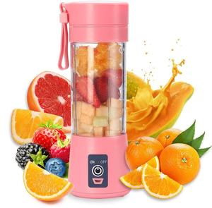 Mini-presse-agrumes portable 6 lames USB pour la maison et la cuisine – Idéal pour jus de fruits et légumes personnels – Blender d'été - Product Image 4