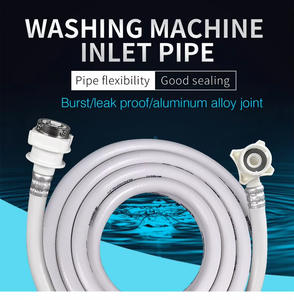 Tuyau d'arrivée d'eau pour <span class=keywords><strong>lave</strong></span>-<span class=keywords><strong>linge</strong></span> Sunchonglic, 2 m, en alliage d'aluminium, <span class=keywords><strong>kit</strong></span> d'extension de tuyau d'arrivée d'eau pour <span class=keywords><strong>lave</strong></span>-<span class=keywords><strong>linge</strong></span> - Product Image 4