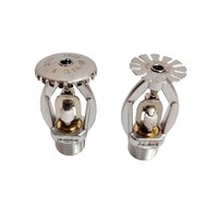 Prix usine DN15 1/2" Tête d'incendie à fusible, verticale et suspendue, 74°C, chromée, pour la lutte contre l'incendie