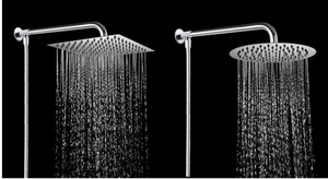 304 Stainless Steel <strong>Rainfall</strong> <strong>Shower</strong> <strong>Head</strong> <strong>with</strong> <strong>Shower</strong> Arm and Stainless Steel <strong>Hose</strong> - Product Image 6