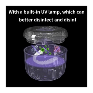 Nettoyeur ultrasonique portable pour bijoux dentaires, nettoyeur ultrasonique UV domestique - Product Image 5