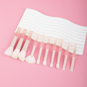Set di pennelli da 10 pezzi Mini trucco da viaggio, - Product Image 4
