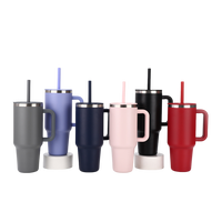 Beauchy Vente en gros Nouveau design Bouteille d'eau de voyage en acier inoxydable à double paroi Grande capacité Gobelet isolé sous vide 32oz 40oz