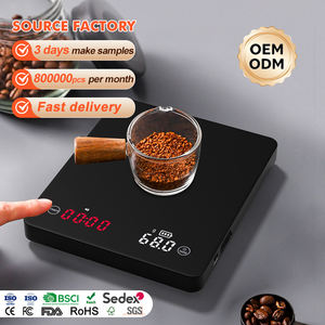 10% наружные карманные мини-весы для заваривания кофе, высокие, 2000 г, перезаряжаемые, цифровые весы для кофе с таймером - Product Image 1