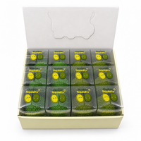 Durian Squishy Fidget Toy, Stekelige Fruit Stressbal, Realistisch Zacht TPR Ontspannings Speelgoed voor Kinderen & Volwassenen