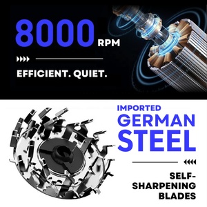 Afeitadora Eléctrica de Triple Cuchilla <span class=keywords><strong>Zao</strong></span> para Hombre, Recargable, Recortadora de Barba, Mini Afeitadora de Viaje, Resistente al Agua IPX7 - Product Image 5