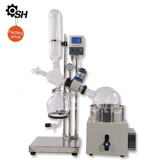 Hot Sale Essential Oil Distillation Equipment Rotary Evaporator 2L For Alcohol Distillation