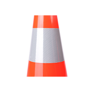 Esnek trafik uyarı yol yapımı güvenlik plastik PVC yansıtıcı koniler - Product Image 6