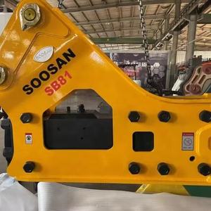Martillo hidráulico SB81 tipo lateral adecuado para excavadoras pesadas con 18-26 toneladas para demolición y construcción - Product Image 1