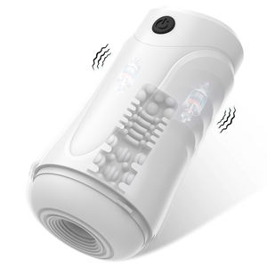 Dubbele Motoren Mannelijke Seksspeeltjes Handheld Masturbatie Vibrator Zachte Siliconen Getextureerde Pussy Speelgoed Masturbators Voor Mannen - Product Image 2