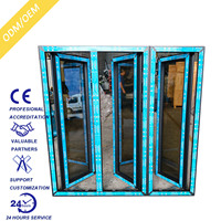 Fenêtres battantes en PVC/UPVC pour les Bahamas avec cadre en plastique pour salon, balcon, ouverture horizontale