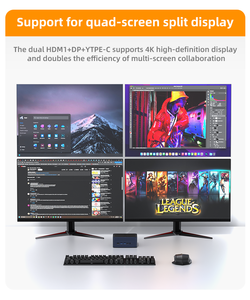 Mini PC AMD Ryzen R7 6800H, 16 GB DDR5, SSD NVMe de 1 TB, LAN Dual, Pantalla Triple 4K, Windows <span class=keywords><strong>11</strong></span>, Linux, Juegos, Diseño, Computadora de Escritorio - Product Image 5