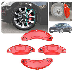 Nouvelles protections d'étriers <span class=keywords><strong>de</strong></span> <span class=keywords><strong>frein</strong></span> en alliage d'aluminium, 4 pièces, 12 couleurs, pour <span class=keywords><strong>Tesla</strong></span> <span class=keywords><strong>Model</strong></span> <span class=keywords><strong>3</strong></span> reconditionné 2024 2025 - Product Image 1
