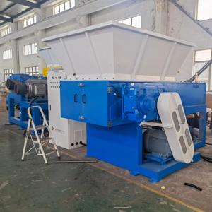 Mini Metal <strong>Shredding</strong> Single Shaft Shredder Machine Twin Shaft Whole Waste <strong>Rubber</strong> Plastic Paper Shredder - Product Image 1