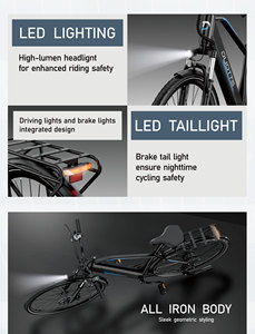Bicicleta Eléctrica Duotts C29 Lite en Stock en la UE, Envío Gratuito, Bicicleta Urbana, E-Bike, Bici Eléctrica, C29 E-Bike - Product Image 5