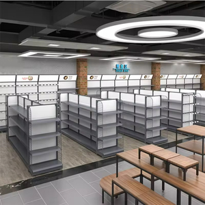 Giá để hàng bằng thép kim loại bán buôn, giá trưng bày thương mại cho siêu thị, giá để hàng tạp hóa - Product Image 6