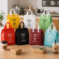 Sacs isothermes jetables de qualité alimentaire personnalisés, sacs à emporter, emballages pour la livraison de nourriture en restaurant
