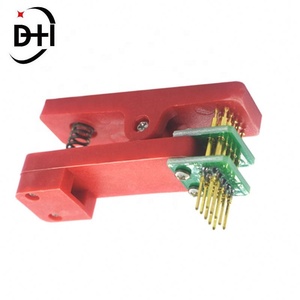 2.54mm Single Row 3/4P PCB Clip Clamp Fixture Probe Pogo Download Program Burn - Product Image 3