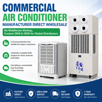 Climatiseur industriel vertical professionnel OEM/ODM à simple lamelle pour refroidissement, chauffage et déshumidification, intérieur/extérieur