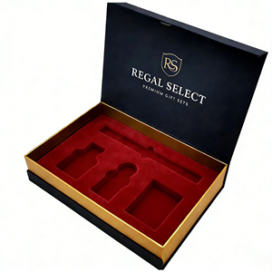 Boîte d'emballage cosmétique rigide magnétique personnalisée, boîte cadeau de promotion de marque de luxe, logo en estampage à chaud, fabrication OEM - Product Image 1