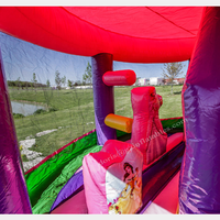 Château gonflable rose de fleur pour enfants/château gonflable Commercial 2019