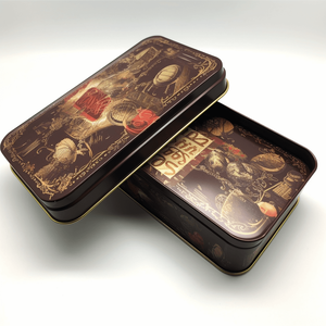 Custom Empty Food Grade Chocolate <strong>Christmas</strong> Box <strong>for</strong> Candy Packaging Round Tea <strong>Tins</strong> Packaging Manufacturer Chocolate <strong>Biscuit</strong> - Product Image 4