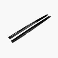Extensions de bas de caisse noires brillantes en ABS pour Mercedes Benz Classe A A45 AMG W177 2019-2023