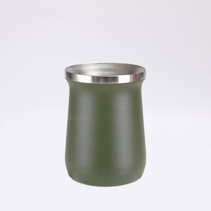 Vaso de Café Portátil con Aislamiento al Vacío de Acero Inoxidable de 8oz con Diseño Martillado - Product Image 4