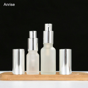 15ml 30ml 50ml 100ml beyaz buzlu cam kozmetik uçucu yağ parfüm <span class=keywords><strong>Serum</strong></span> losyonu gül altın alüminyum pompa sprey şişe - Product Image 5