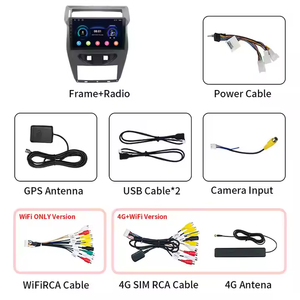 4G Wifi écran tactile GPS Navigation voiture stéréo pour lecteur DVD vidéo sans fil Carplay Android Radio pour CITROEN <span class=keywords><strong>C4</strong></span> C-QUATRE <span class=keywords><strong>2012</strong></span> - Product Image 2
