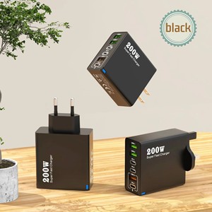 DENIXI 200W C-type <strong>Usb</strong> Wall-mounted <strong>Charger</strong> <strong>Multi</strong>-port Fast Charging Adapter <strong>6</strong> in One Tipe c ChargingCharger - Product Image 5