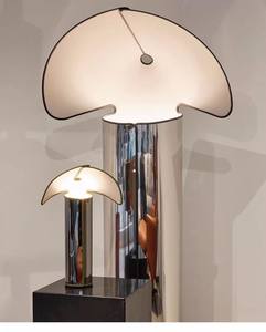 Italie designer créatif <span class=keywords><strong>lampe</strong></span> de table lampadaire en acier inoxydable minimaliste designer modèle chambre chapeau lampadaire - Product Image 6