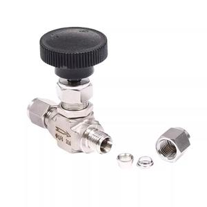 SS304 SS316 3000psi 6000psi 8 10 мм высокое давление и Температура регулятор расхода газа двойной наконечник кованый игольчатый клапан - Product Image 5