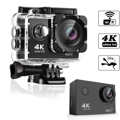 4K Wifi Camera New Mini Video Digital Smart HD Outdoor 30m Waterproof Sport DV Go Pro Camera Wireless Action Sports Camera