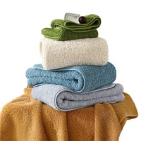 Handuk Serat Bambu Lembut Penyerap Air Grosir, Bebas Serat, Ramah Kulit, Cepat Kering, Untuk Kamar Mandi, Custom, MOQ Kecil