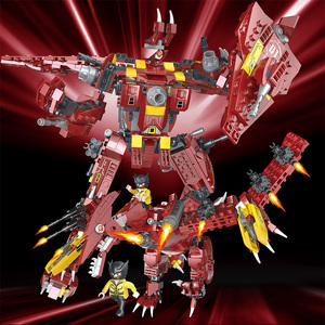 COGO Đồ Chơi Xây Dựng Khủng Long Trẻ Em Biến Hình Bằng Nhựa 3D Mecha 2 Trong 1 Dino Cho Trẻ Em - Product Image 6