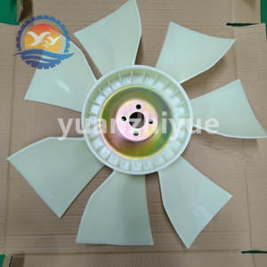 ใบพัดพัดลมระบายความร้อนเครื่องยนต์4BG1 7ใบมีด4รูสำหรับรถขุด <span class=keywords><strong>EX120</strong></span>-5ฮิตาชิ - Product Image 6