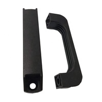 Poignée de porte industrielle en nylon Gubo 120 mm, noire, pour armoire, atelier, entrepôt, meubles, installation facile
