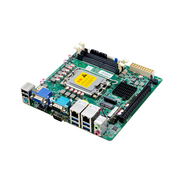 ITX-A610M1 LGA1700 DDR4 VGA HD 4K Display 9 USB 6 COM SATA3.0 M.2 NVME SSD ATX Industrial Embedded Mini ITX Motherboard