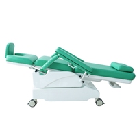 Chaise de dialyse électrique YGCX10 (luxe) pour la chimiothérapie, l'infusion, la collecte de sang et la dialyse en milieu hospitalier