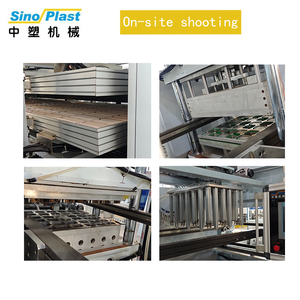 Sinoplast Automatische Thermoformmaschine für Einweg-Lebensmittelbehälter und -Teller (PET/PP/PS/PVC) 780x650mm Formgebereich 35 - Product Image 4