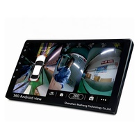 Autoradio GPS Android panoramique 360 avec WiFi 4 caméras d'entrée HD Stockage 2 + 32G Processeur 8 cœurs 2.0GHz Lecteur vidéo stéréo