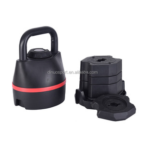 Nuovo Design ruotando la maniglia regolabile 6 livelli di regolazione del peso 18kg/40lb Smart Home Kettlebell per uomini e donne - Product Image 1