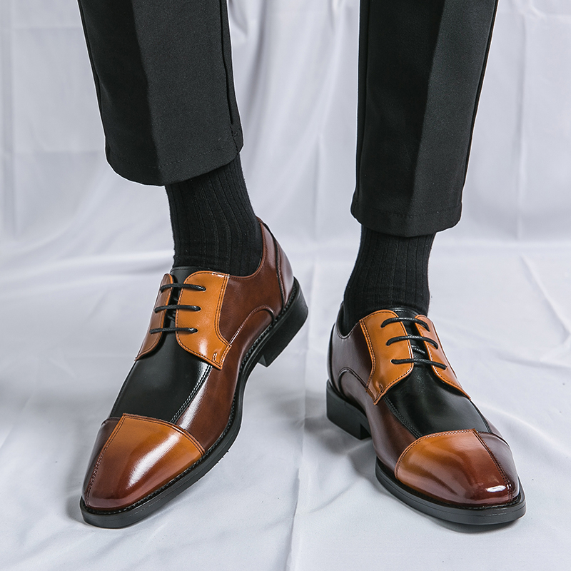 Men's Leather Dress Shoes - Comfort & Style for Office Men's Leather Dress Shoes - Comfort & Style for Office